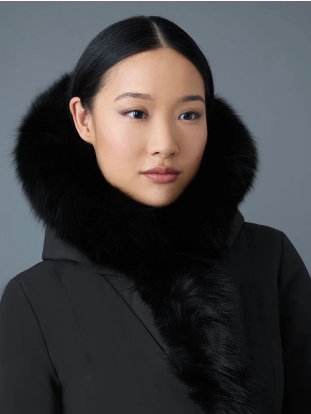Mackage “Trish” with blue fox fur
